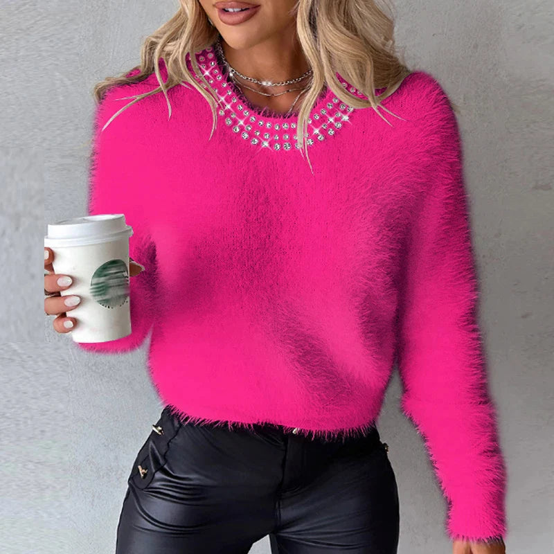 Chiara | Flauschiger Strickpullover