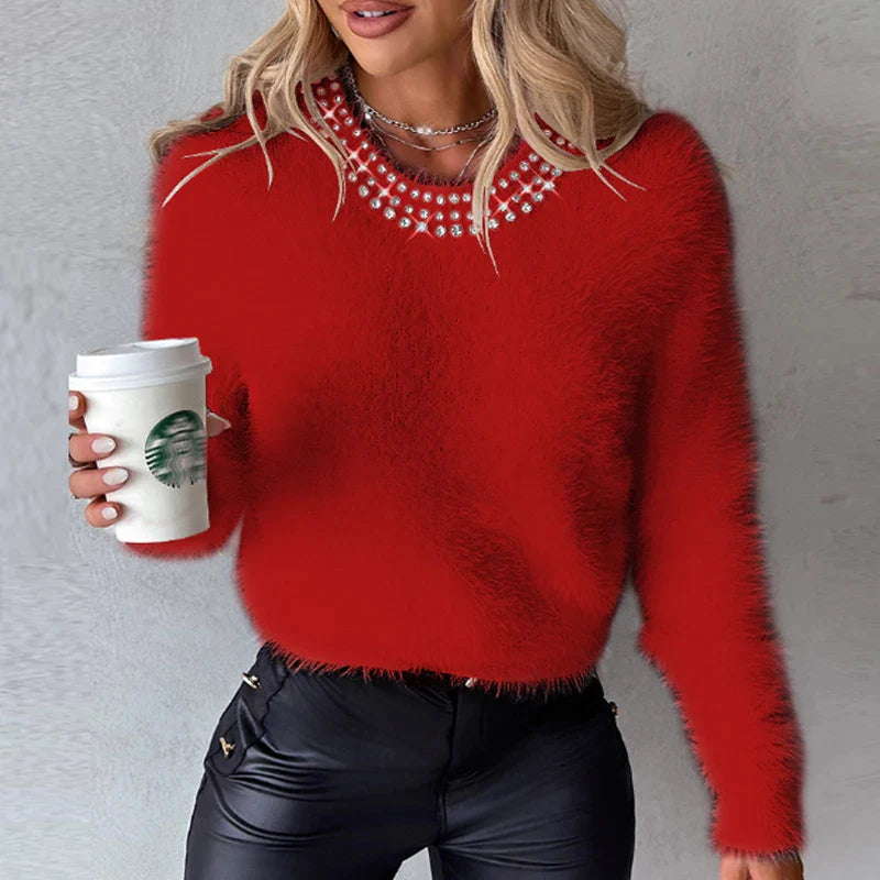 Chiara | Flauschiger Strickpullover